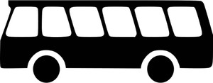 Rysunek piktogram autobusu